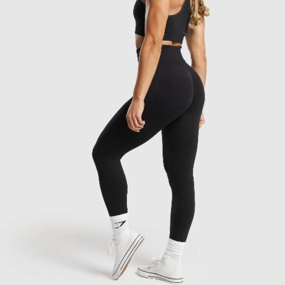 Gymshark Lift Seamless Leggings Black - Picture 1 of 3